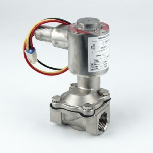 Gilbarco®  2-Stage Valve with coil for DEF, 3/4" stainless steel