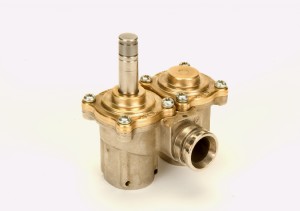 Wayne® iMeter™ Twin Proportional Valve, ASCO 8-screw, one coil stem (on left side when facing inlet), two outlets